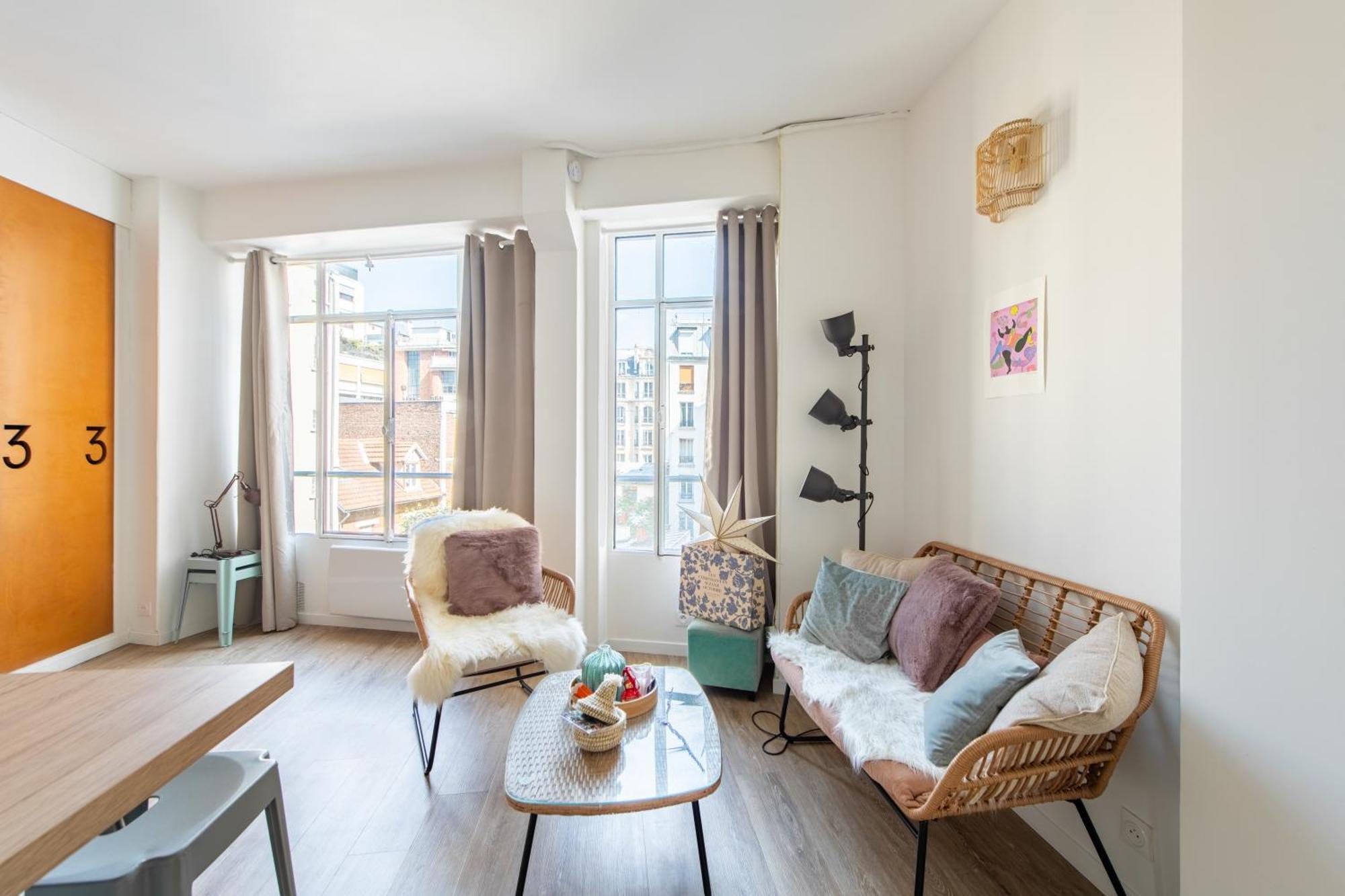 Jules Jouy-joli Studio Proche Montmartre Apartment Paris